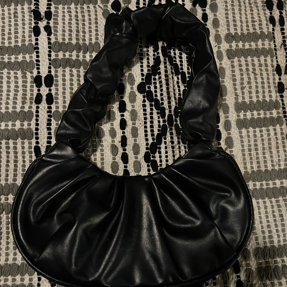 ruched detail satchel bag